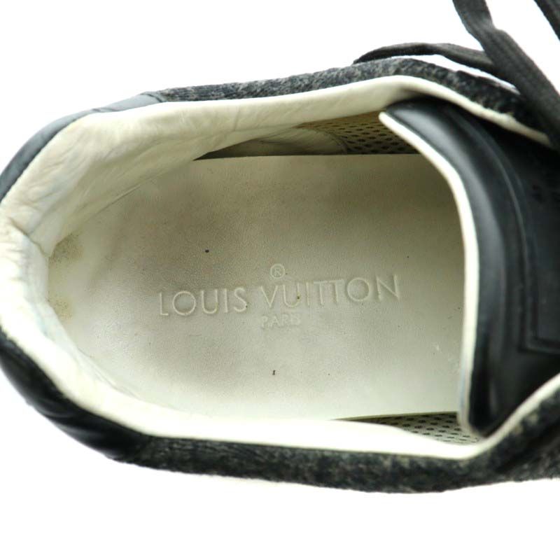 ルイヴィトン LOUIS VUITTON ファストレーン ダミエ グラフィット スニーカー レザー スエード ローカット ロゴ 8 26.5cm 黒  ブラック GO0156 /XZ □GY20 - メルカリ