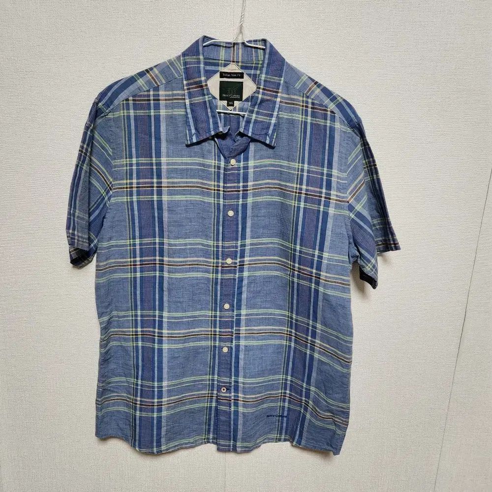 Henry Cotton's(ヘンリーコットンズ) メンズ 半袖 シャツ 105XL Henry Cotton's(ヘンリーコットンズ) メンズ 半袖 シャツ 105XL