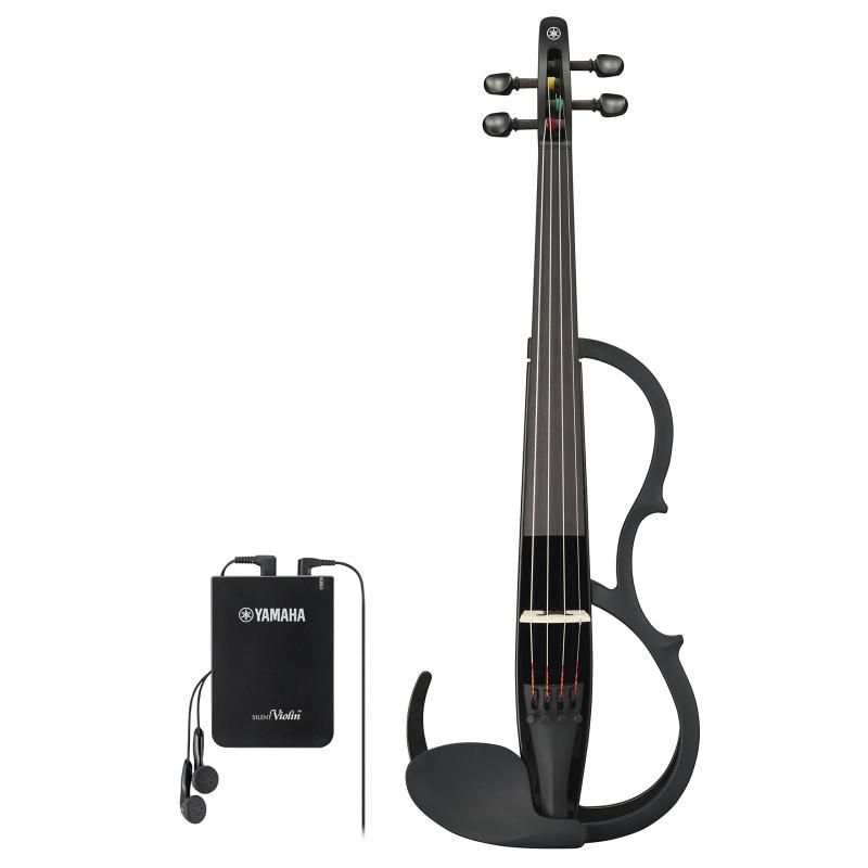 ヤマハ YAMAHA サイレントバイオリン YSV104BL 練習に最適なベーシックモデル アコースティックバイオリンの胴鳴り感を再現 イヤホン付属