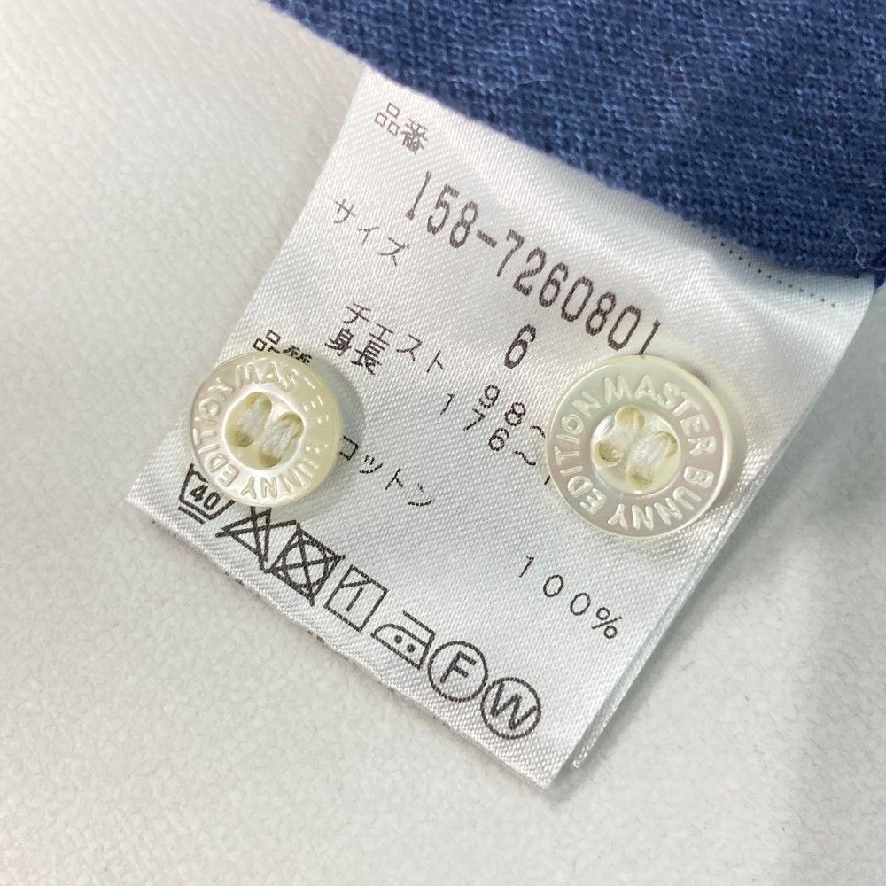 【MASTER BUNNY EDITION】 ゴルフポロシャツ　サイズ6 サイズ：6 MASTER BUNNY EDITION マスターバニーエディション