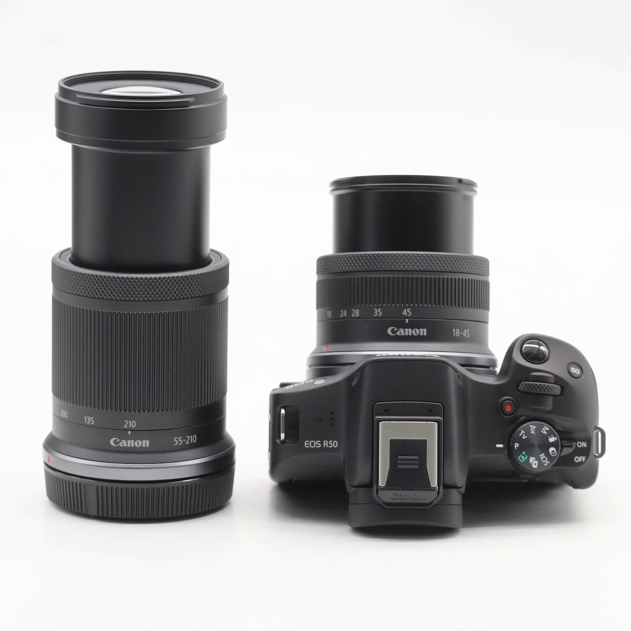 Canon EOS R50 ダブルズームキット RF-S18-45+RF-S55-210 APS-C 軽量