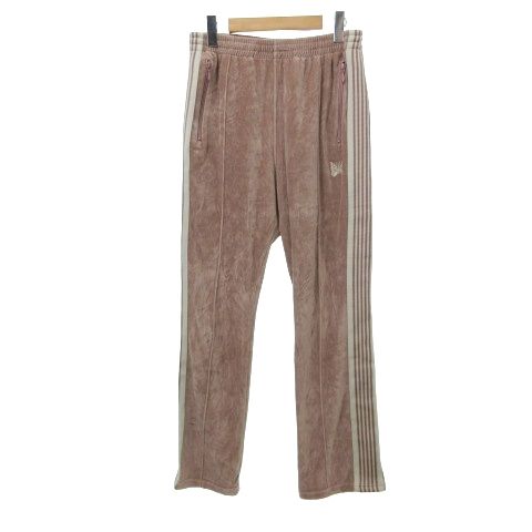 美品 ニードルス ニードルズ Needles 23ss トラック パンツ ベロア ナロー S ピンク Narrow Track Pant MR293  - メルカリ