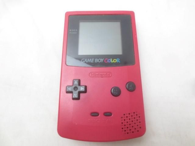中古品 ゲーム ゲームボーイ 本体 カラー CGB-001 レッド 動作品 本体のみ