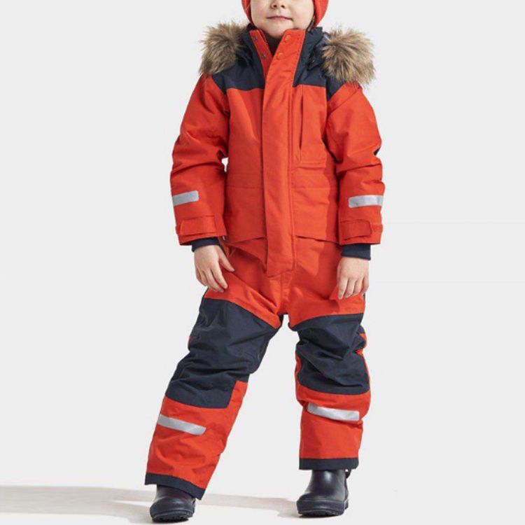 子ども用防水フード付きジャンプスーツ 4T イスビョン（ISBJÖRN