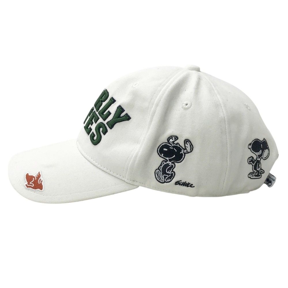 PEARLY GATES パーリーゲイツ × PEANUTS スヌーピー キャップ ホワイト