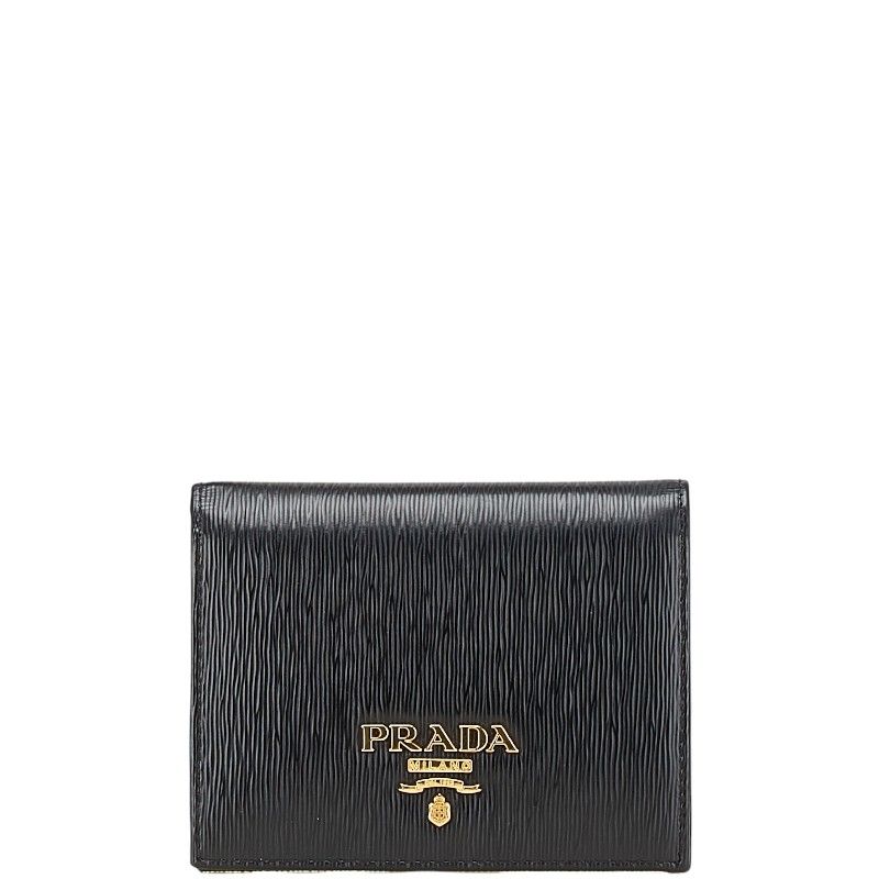 プラダ ヴィッテロムーブ 1MV204 ブラック レザー レディース PRADA 214-09250