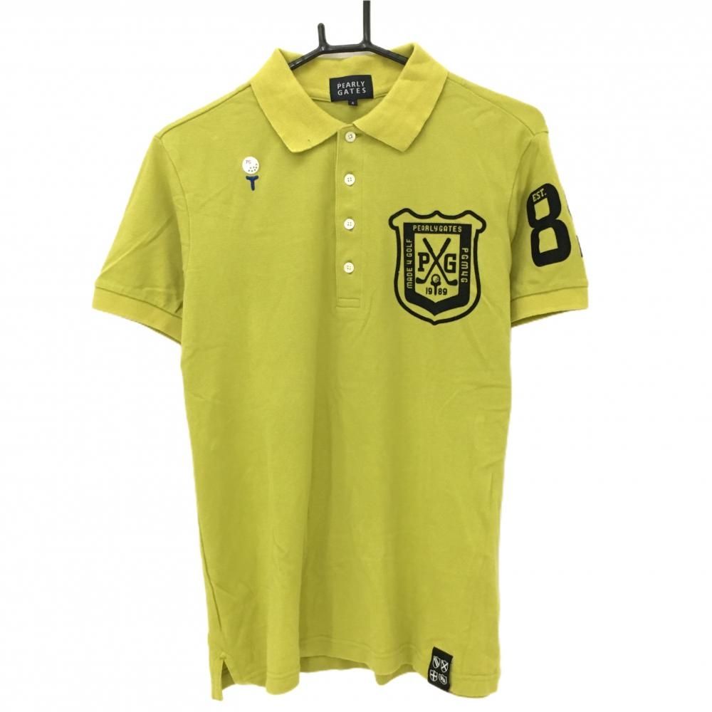 パーリーゲイツ　半袖　ポロシャツ　新品　未使用　サイズ4 PEARLY GATES パーリーゲイツ 半袖ポロシャツ ブルー系 4 ゴルフ