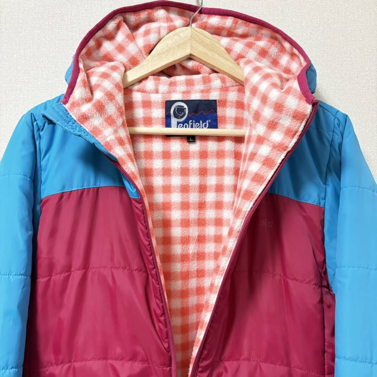 新品正規 Penfield ペンフィールド WIND PROOF 防風フィルム ボアフリース ジップアップ ジャケット メンズXLブラウン(70) 直営店購入 PenField ペンフィールド ウインドプルーフ ボアフリース