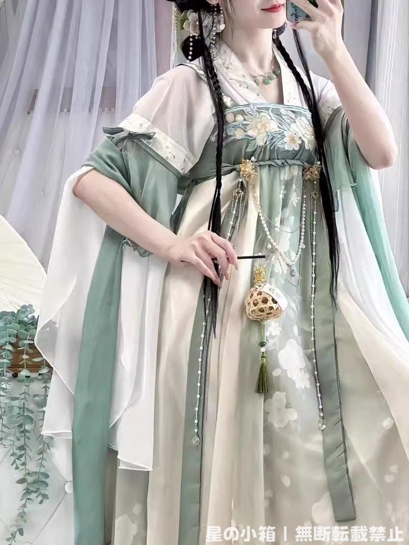 豪華刺繍 漢服 かんふく 古風衣装 レトロ風 中華ロリータ コスプレ ワンピース 唐装 仙女服 中華風 美しい刺繍 撮影会 舞台演出 推し活 仮装 HF 288