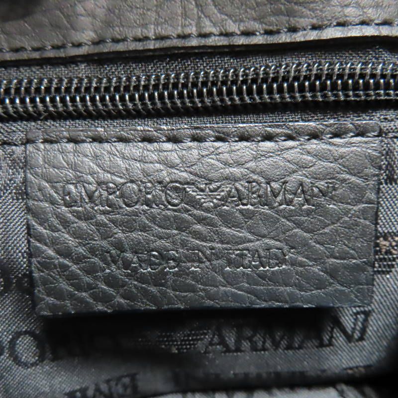 S02-k078 EMPORIO ARMANI エンポリオアルマーニ ロゴ総柄 キャンバス