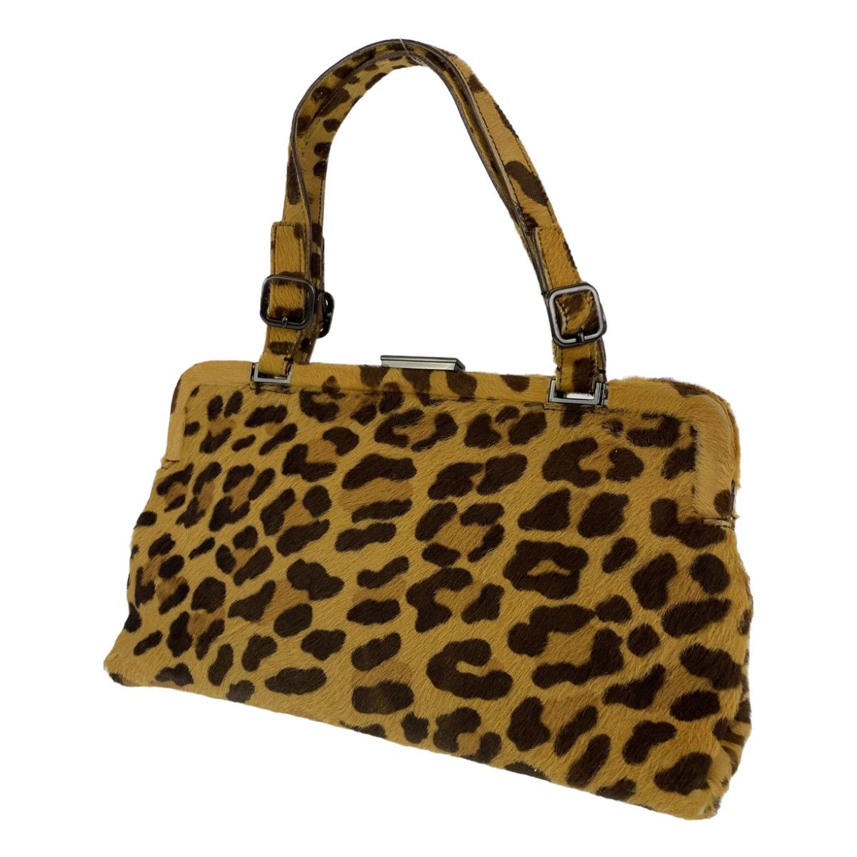 PRADA プラダ レオパード柄 ヒョウ柄 ハラコ トートバッグ 