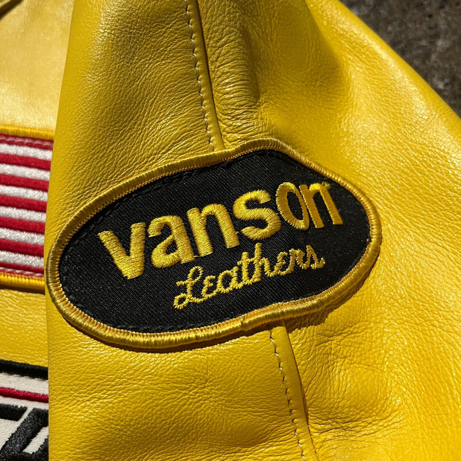 VANSON BACKDROP別注 TJP シングルライダースジャケット 38 バンソン