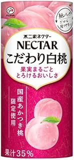 不二家 ネクター こだわり白桃 195gカートカン×24本入× 2ケース