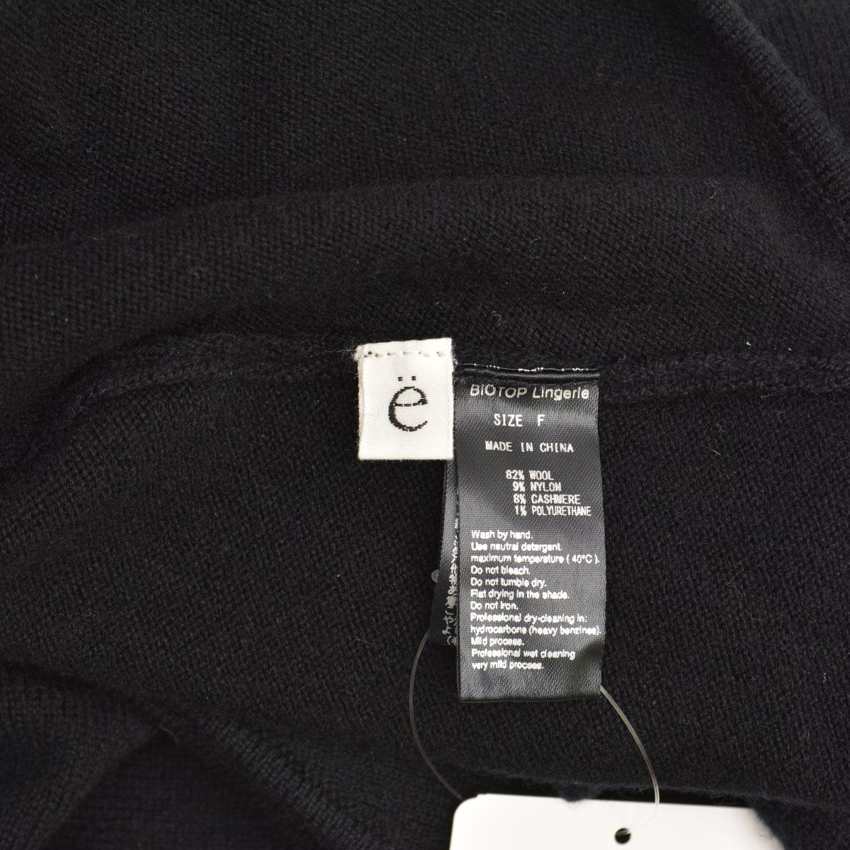 【yoBIOTOP】EEM-42030 Classic wool cashmere bodysuit ボディースーツ長袖ニットセーター BIOTOP(ビオトープ) / 【yo BIOTOP】Classic wool cashmere bodysuit
