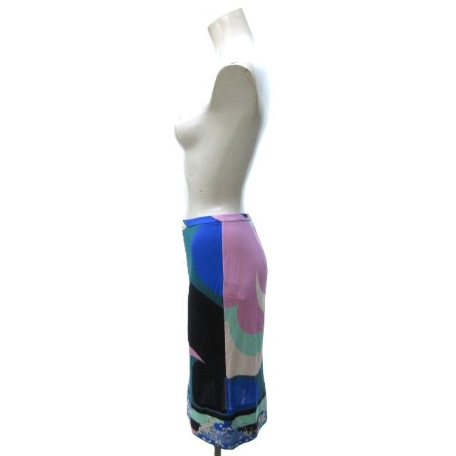 エミリオプッチ EMILIO PUCCI 美品 タイトスカート ひざ丈