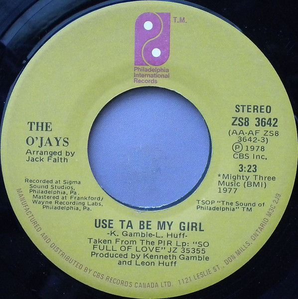 送料込　A TRAIN  BABY PLEASE  7インチレコード 新品 加7” OJays Use Ta Be My Girl / This Time Baby ZS83642