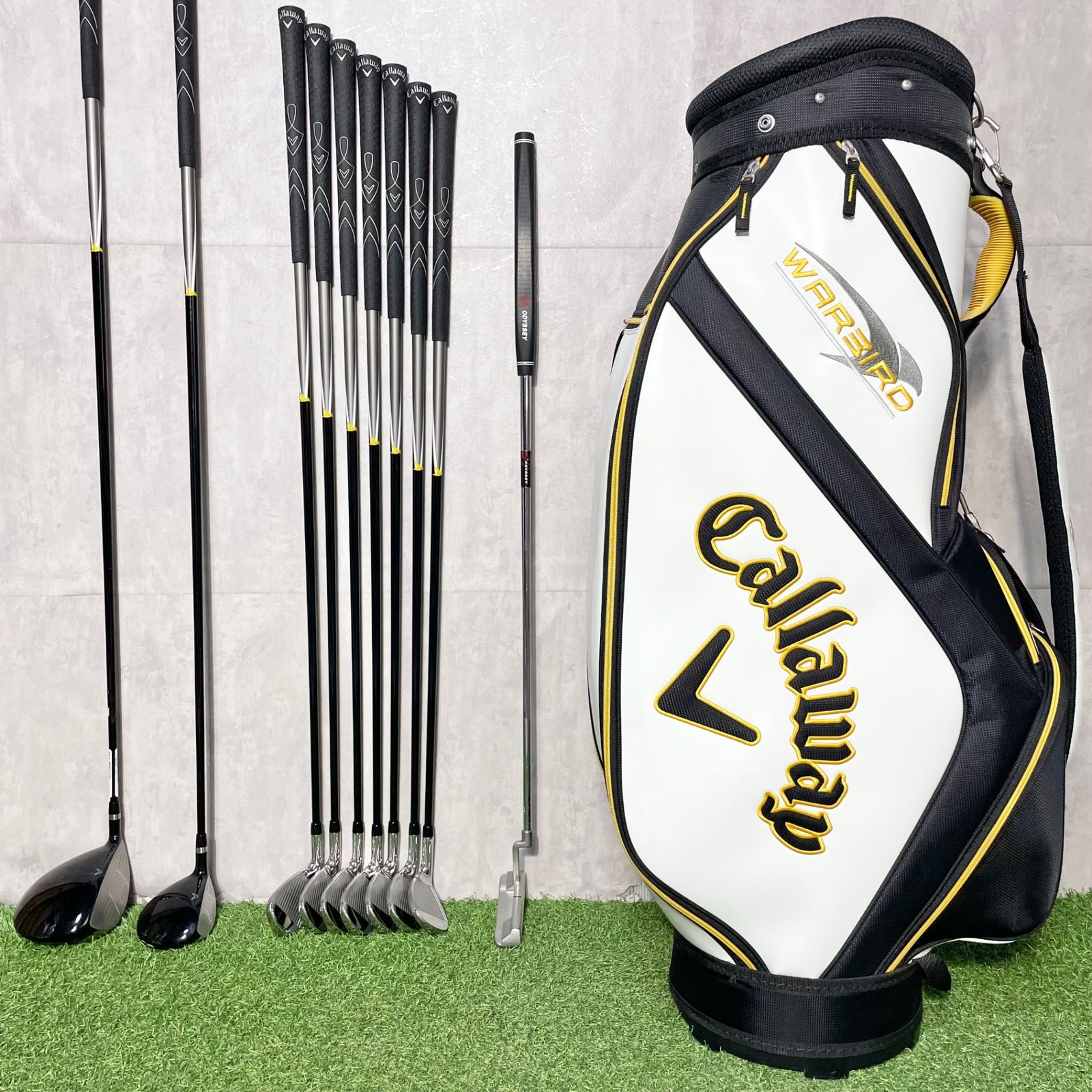 キャロウェイ ウォーバード メンズ クラブセット 10本 キャディバッグ