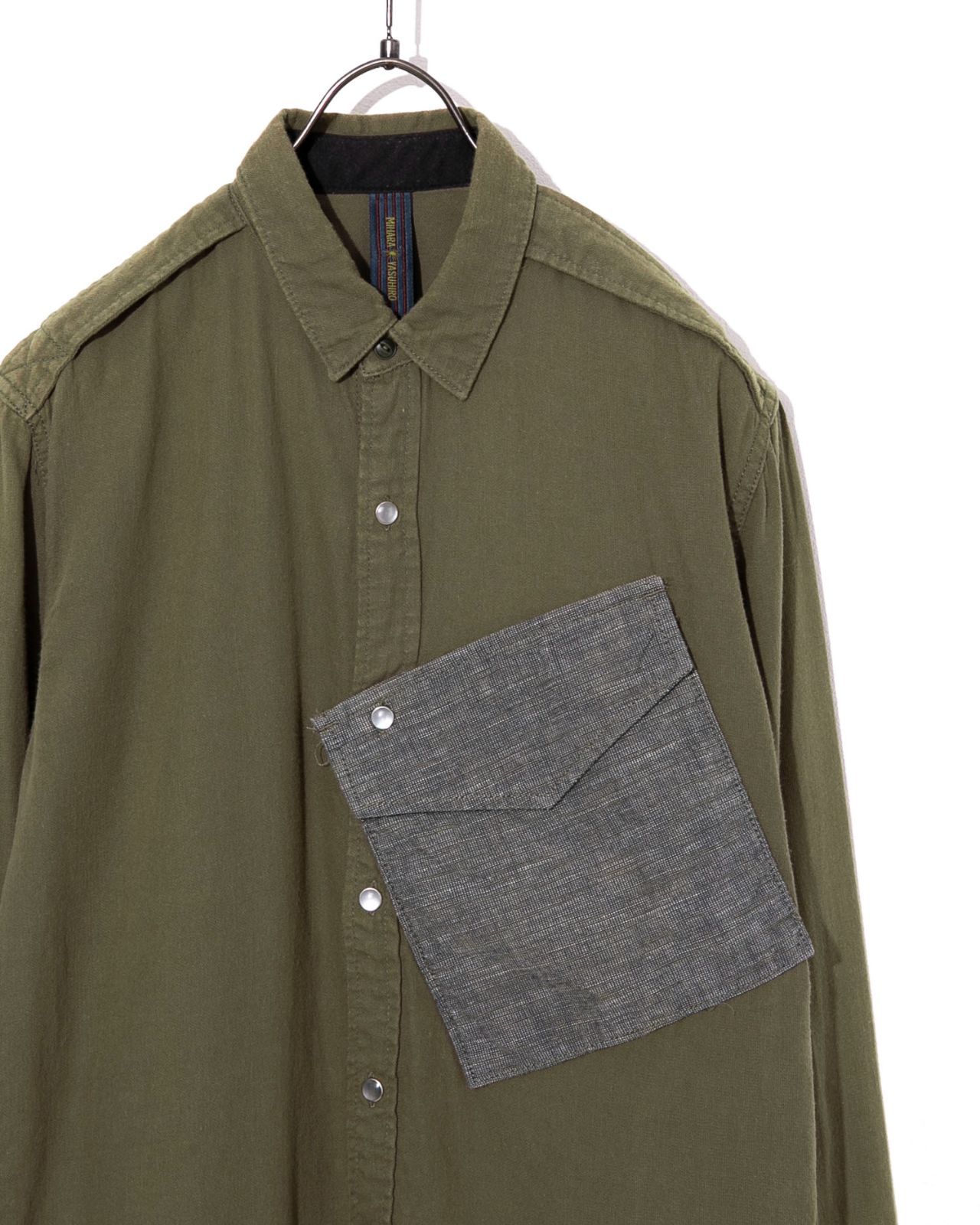 Mihara Yasuhiro ミハラヤスヒロ ポケット付き シャツ
