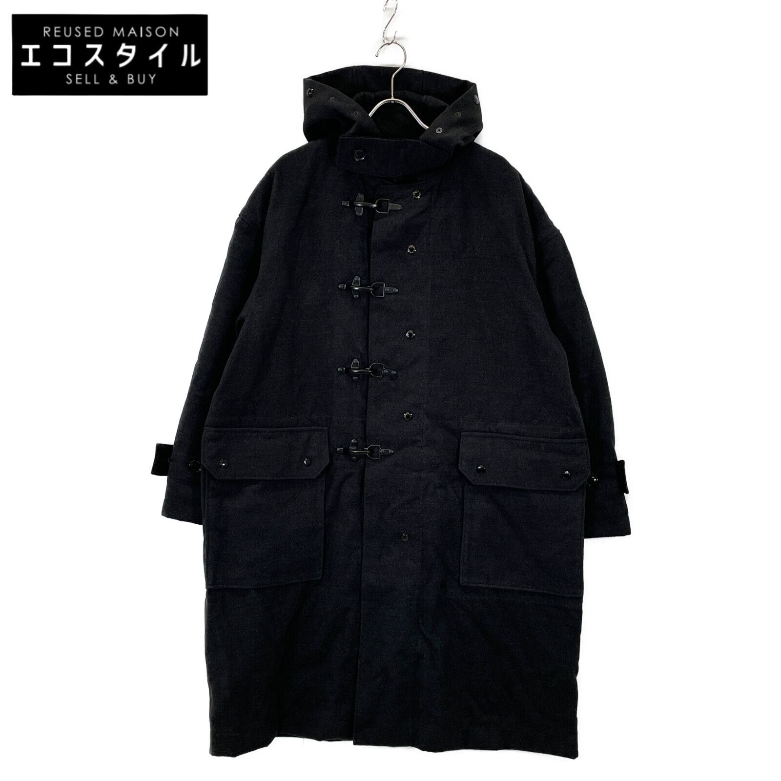 Engineered Garments エンジニアードガーメンツ ﾁｬｺｰﾙｸﾞﾚｰ ﾌｧｲﾔｰﾏﾝ ﾀﾞｯﾌﾙｺｰﾄ S