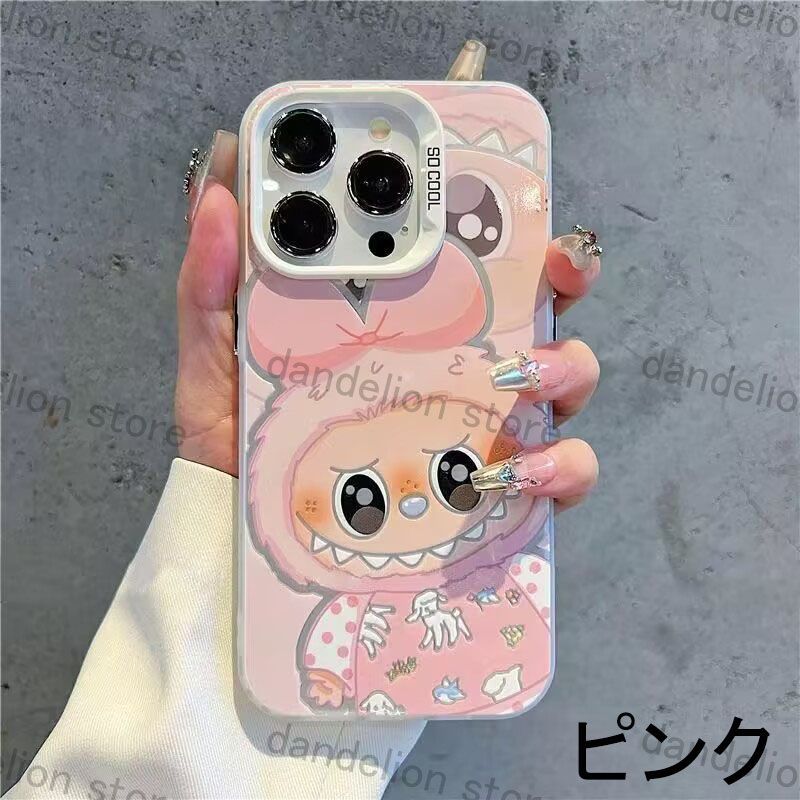 み*こ様 ラブブ LABUBU iPhone16pro max スマホケース　携 LABUBU スマホケース ハイブランド magsafe iphoneケース