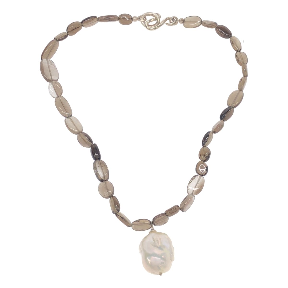 RALAGAN ストーンネックレス R.ALAGAN：CUBE STONE NECKLACE - WHITE JADE - ORANN ONLINE SHOP