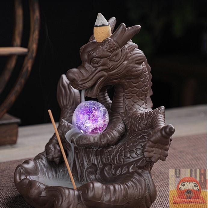 香炉　龍　竜 楽天市場】P5倍☆MAX20%オフクーポン☆【 香炉 】龍 倒流香 逆流香 お