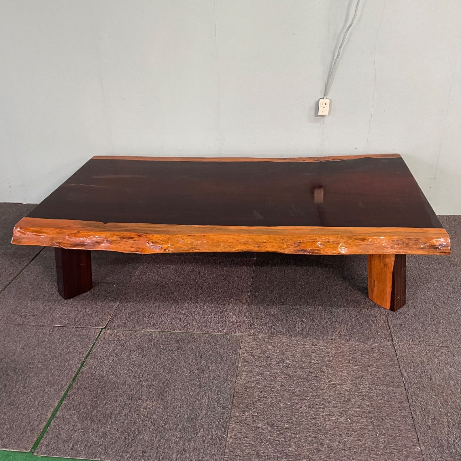 花梨の座卓（一枚もの） 超レア！ 花梨の座卓 | 一枚板ショールーム”ウッドランド柏” by