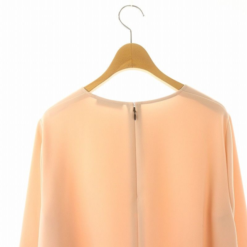 ヨーコチャン YOKO CHAN バックジップロングスリーブブラウス プル