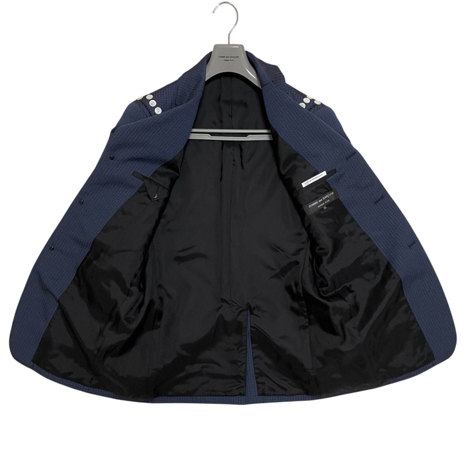 COMME des GARCONS HOMME PLUS 多ボタンレイヤードジャケット PN-J004 