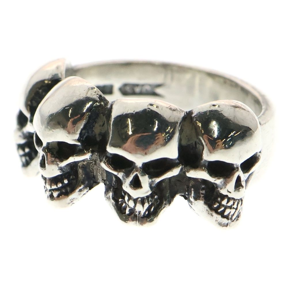 CRAZY PIG (クレイジーピッグ) 4 SKULL RING 4スカル リング