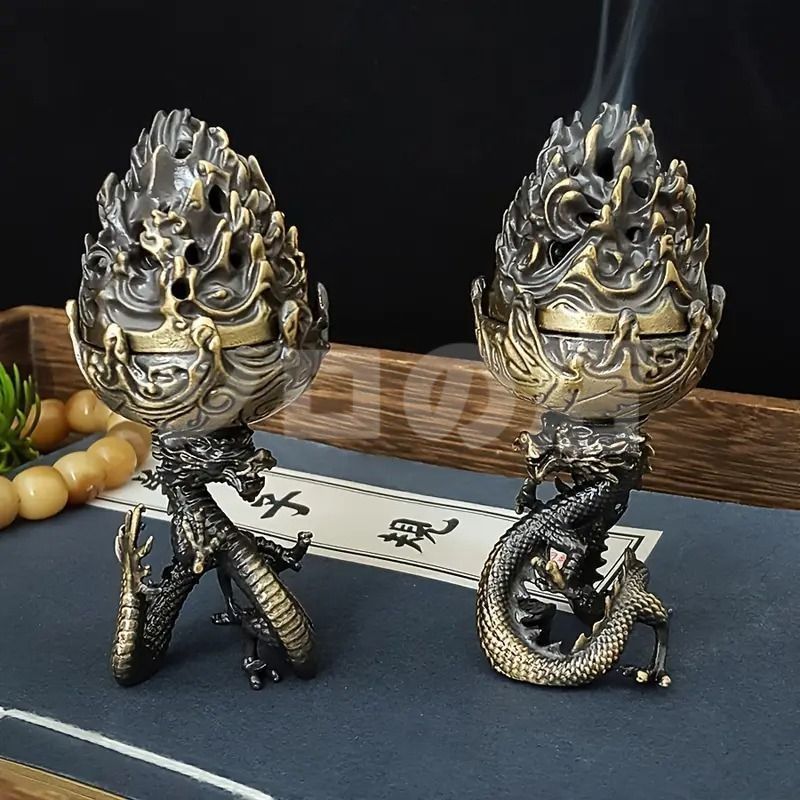 アンティーク香炉 香炉 風水 開運 中国香炉 お香 お香立て 龍 ドラゴン