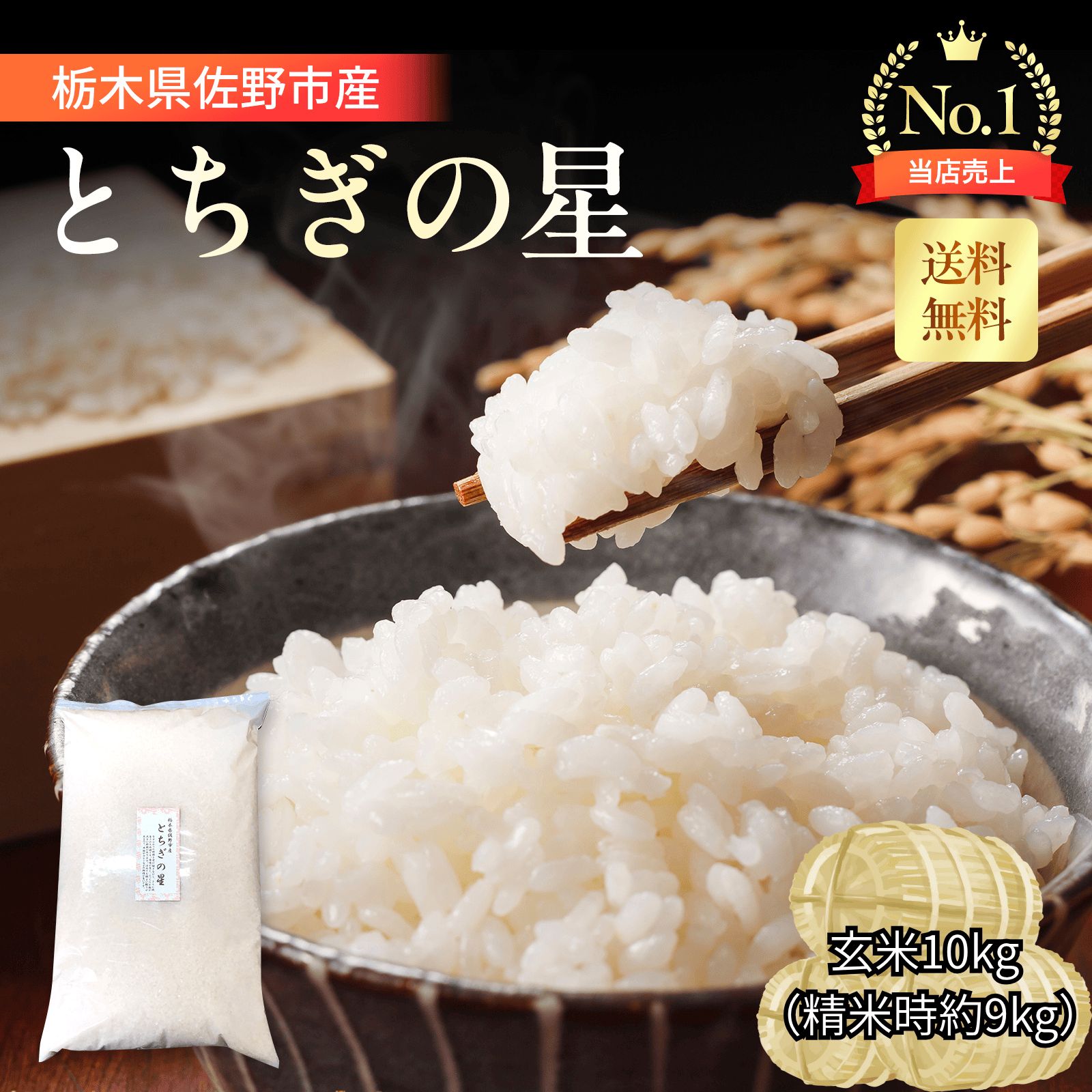 ＪＡ佐野 令和7年産 栃木県産 とちぎの星10kg 注文後精米 ＪＡ直送 低温倉庫保管