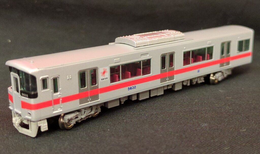 GM 山陽5030系5632編成 グリーンマックス】山陽電鉄5030系（新シンボルマーク•5632編成