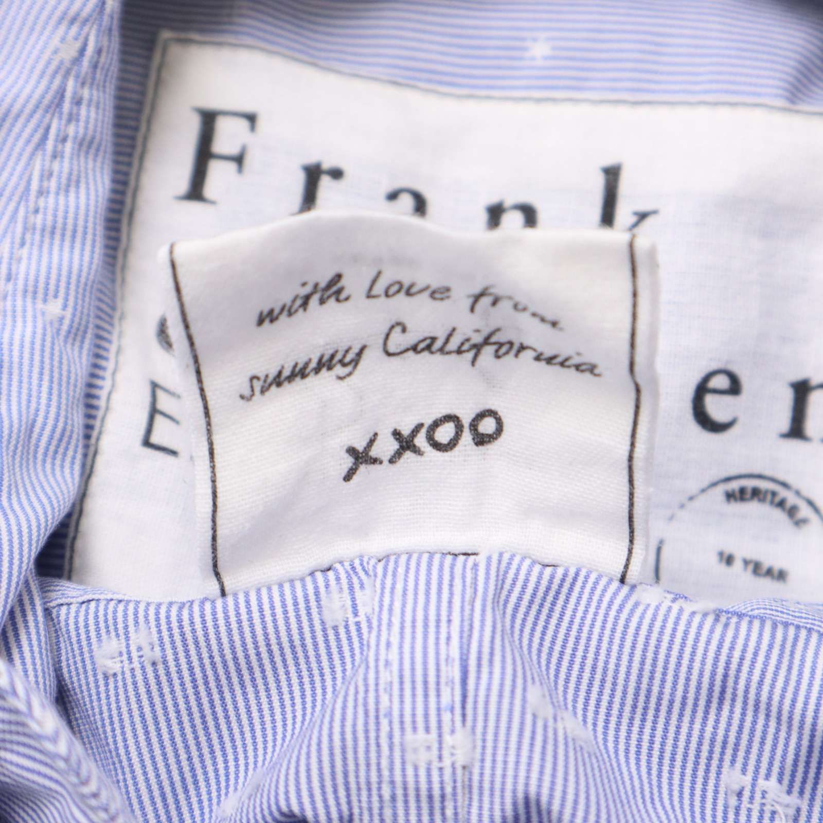 【大きいサイズ】フランク＆アイリーン　Paul　長袖シャツ　ストライプ　グレー 大きいサイズ】フランク＆アイリーン Paul 長袖シャツ