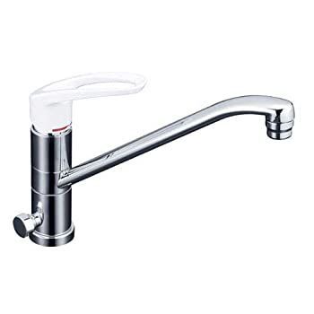 KVK KM5041TU 流し台用シングルレバー式混合栓 （回転分岐止水栓付） 流し台用シングルレバー式混合栓(回転分岐孔付) KM5041シリーズ KVK