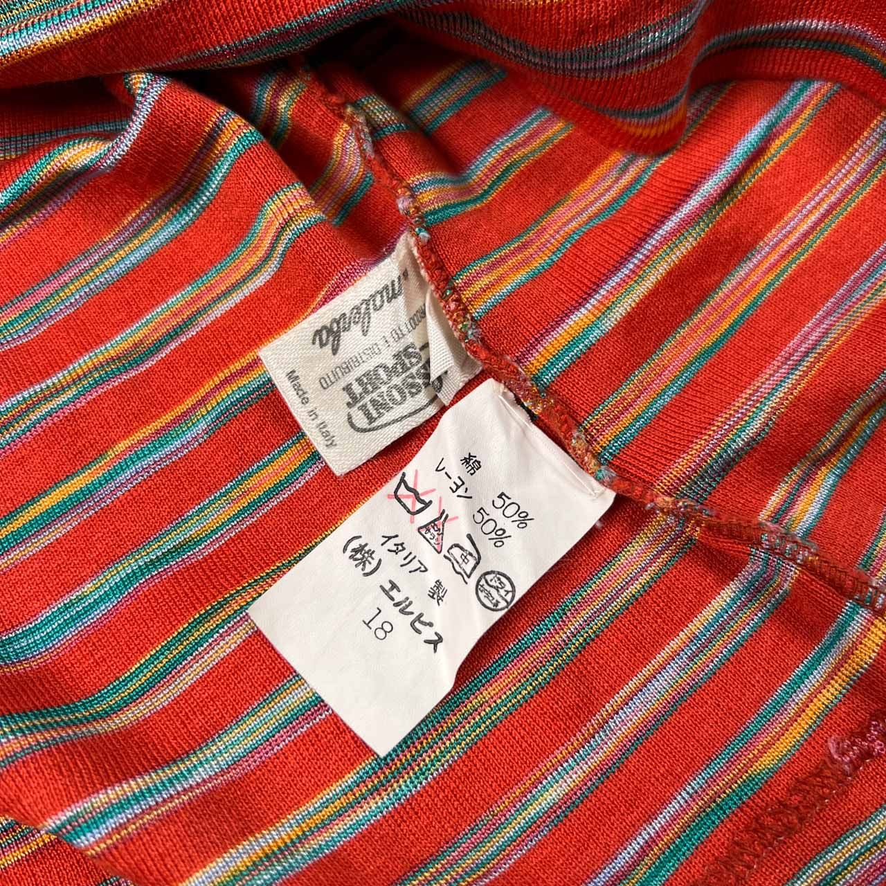 MISSONI ミッソーニ オレンジタグ ヘンリーネック ロングニット