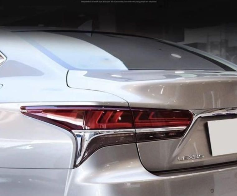 靴下 レクサスES 18-24年型テールライト改装装飾シルバーメッキ4点セット です アドベンチャー