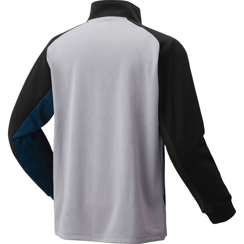 YONEX （ヨネックス） テニス トレーニングウェア ユニニットウォームアップシャツ(フィットスタイル) 【グレーモク】 50184 275 ＷＵＰニットジャケット ジャケット ユニセックス 男性用・女性用 グレー 灰 25SS {NP} YONEX ヨネックス ユニニットウォームアップシャツ(フィットスタイル