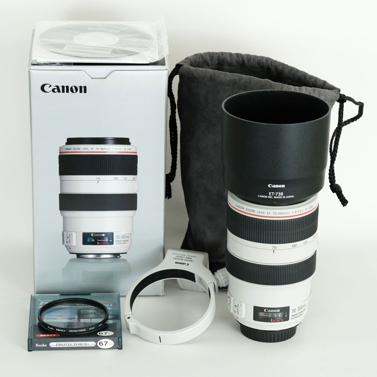 美品｜純正三脚座、フィルター付]Canon EF70-300mm F4-5.6L IS USM