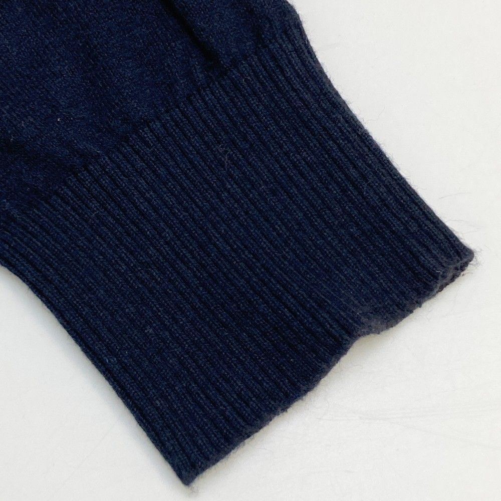 カシミヤ素材　パーリーゲイツ　ニット　M〜L相当　紺　ネイビー　白　セーター　4 PEARLY GATES パーリーゲイツ カシミヤニットセーター ネイビー系 1