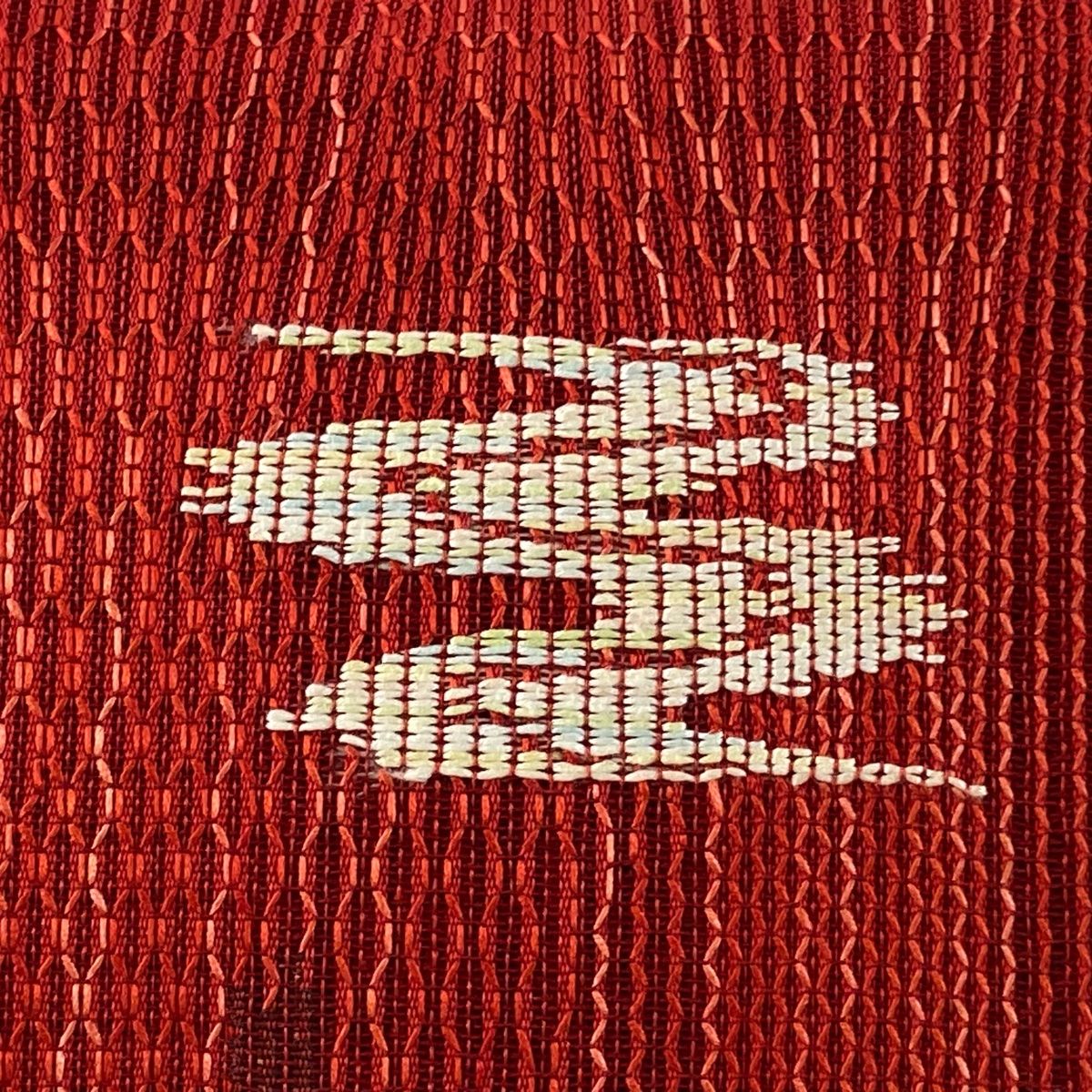 平和屋着物□極上 男性 お召 アンサンブル 長羽織 網代織 格子 江戸鼠色 