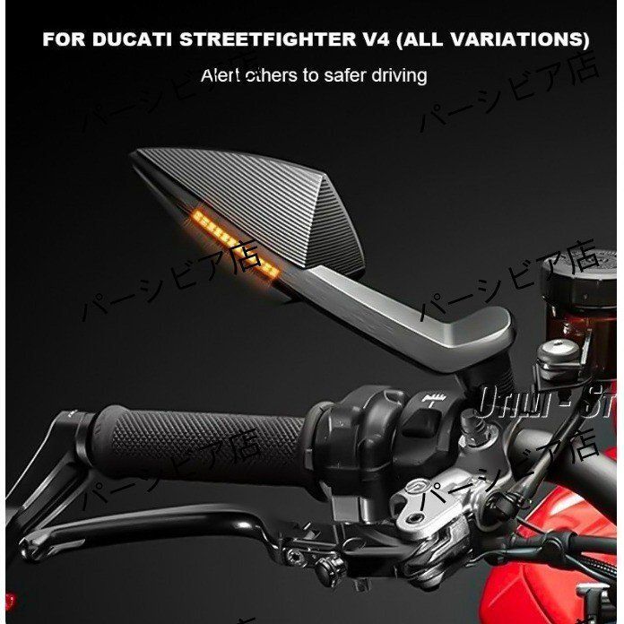 ロゴ有 アルフィンミラー ロング 汎用 10mm BEET キジマ 2025年最新