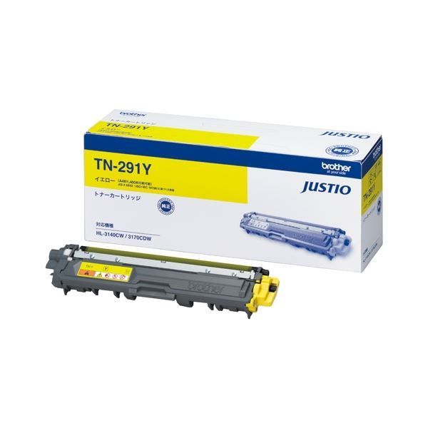 まとめ） ブラザー トナーカートリッジTN-291Y イエロー【×3セット