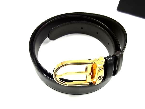 □極美品□ ALFRED DUNHILL アルフレッドダンヒル レザー ゴールド金具  