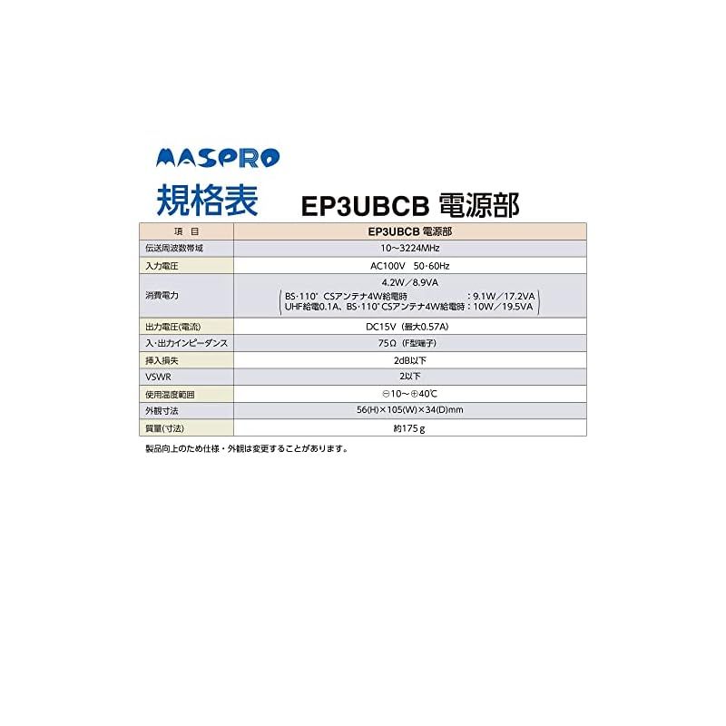 マスプロ電工 ＵＨＦ