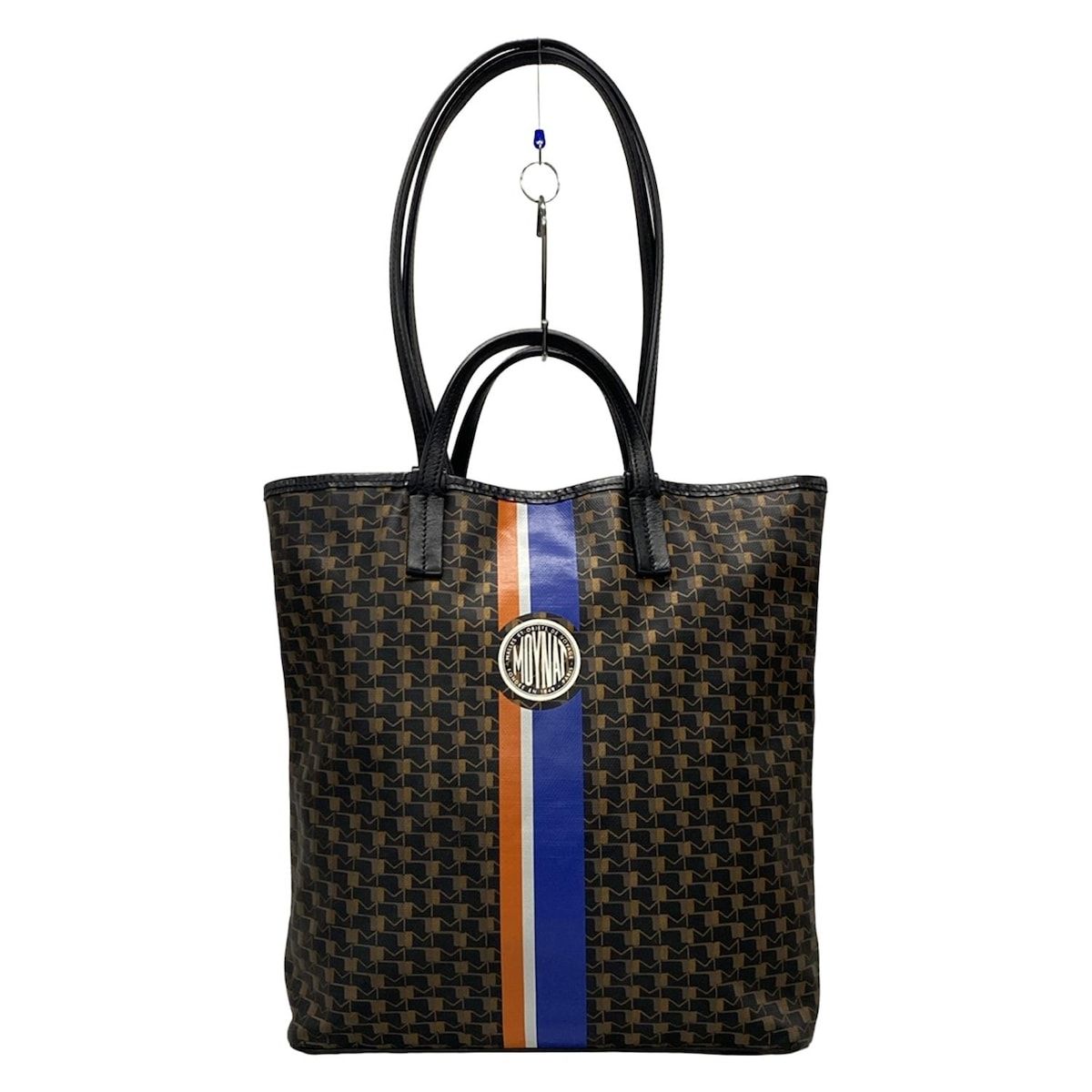MOYNAT(モワナ) トートバッグ 黒×ブラウン×マルチ 2WAY レザー