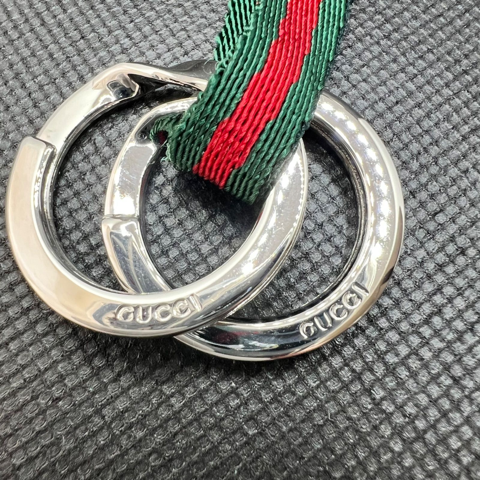 GUCCI グッチ キーホルダー キーリング ストラップ シェリーライン