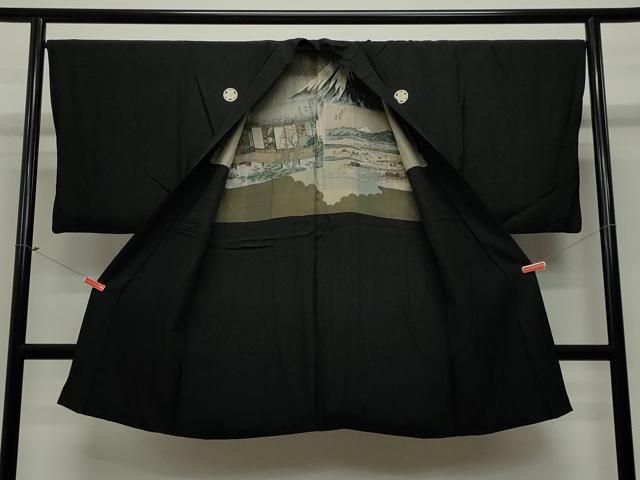 長羽織 黒紋付き