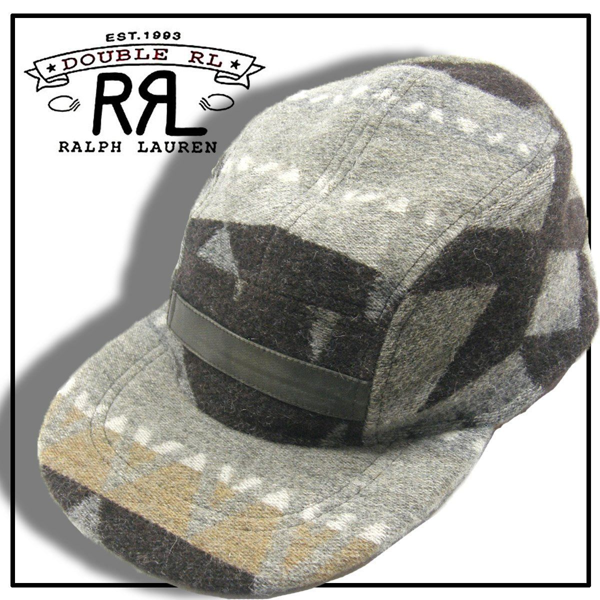 希少美品✨RRL DOUBLE RL 5パネルキャップ ネイティブ柄NAVAJO 新品】 RRL / ダブルアールエル DOUBLE RL ジェットキャップ 5