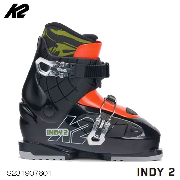 23-24 K2 ケーツー スキーブーツ ジュニア キッズ INDY2 インディー2 S231907601 2バックル日本正規品 旧モデル